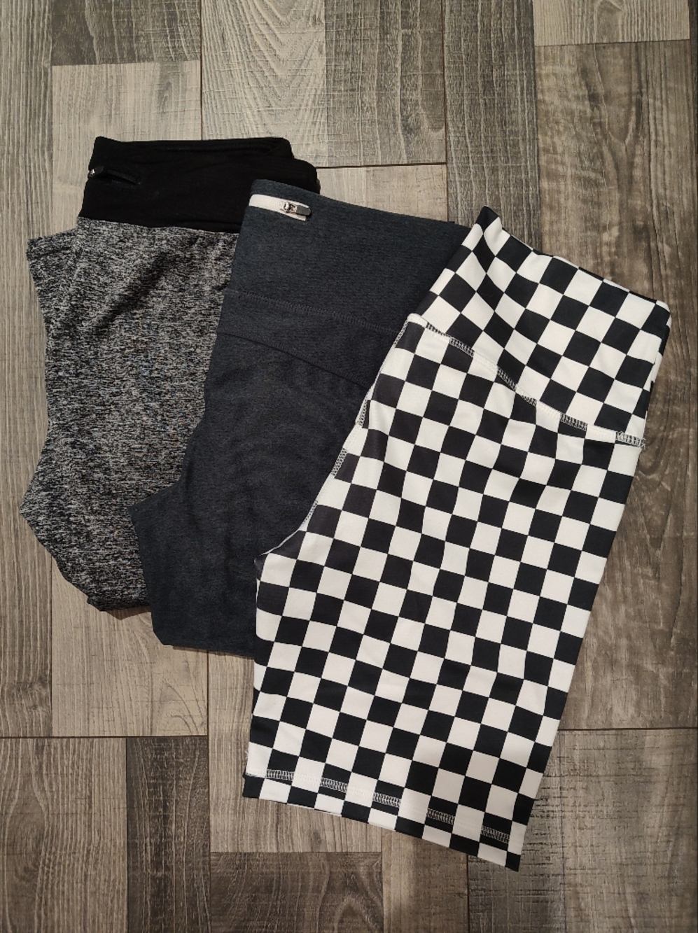 Two Workout Capris and Pair of Workout Shorts